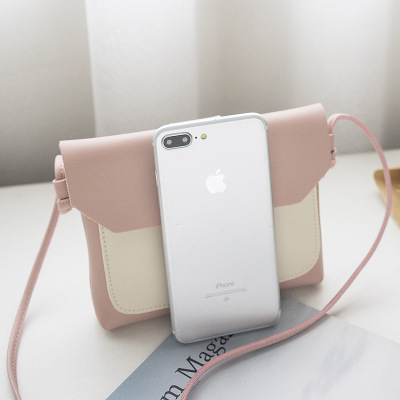 MZ Color Block Mini Envelope Crossbody Bag with Lock Closure - Image 2