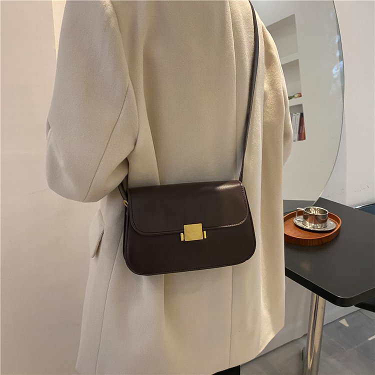 MZ Solid Color Small Square Crossbody Bag Women PU Soft Shoulder Bag - Image 3