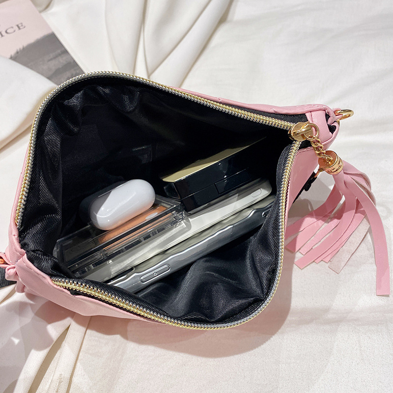 Women's Embroidered Envelope Shoulder Bag Crossbody PU Purse - Image 4